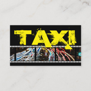 Carte De Visite chauffeur de taxi professionnel chauffeur de taxi 