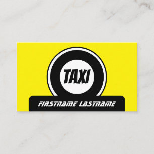 Carte De Visite chauffeur de taxi professionnel chauffeur de taxi 