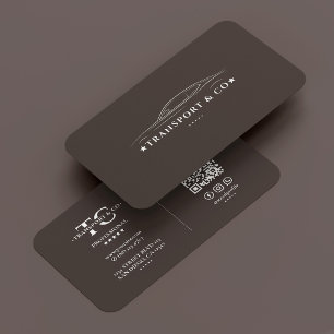 Carte De Visite Chauffeur de voiture privée de direction Espresso