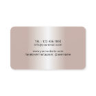 Chauffeur Luxe Monogram Blush Rose Parties scintil