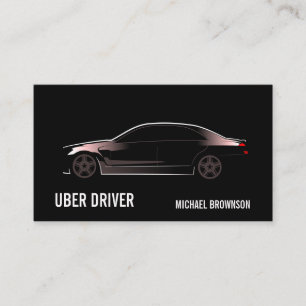 Carte De Visite Chauffeur mobile voiture de luxe