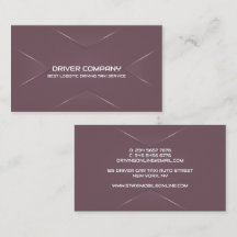 Chauffeur Purple Élégant