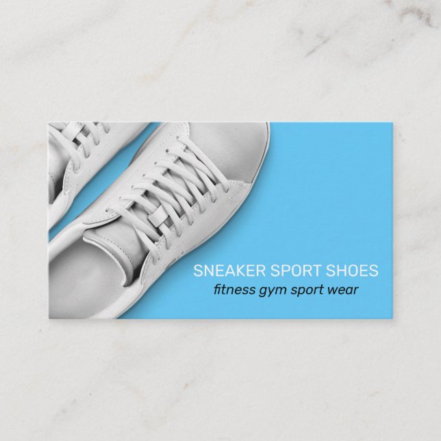 Carte De Visite Chaussures baskets Sport Gym Porter (Devant)