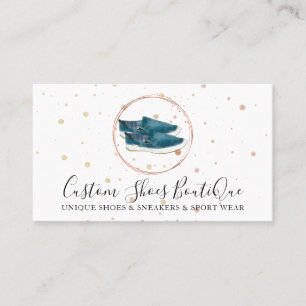Carte De Visite Chaussures en toile de boutique de mode Jean Sneak