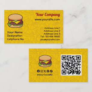 Carte De Visite Cheeseburger