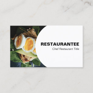 Carte De Visite Chef culinaire gourmet moderne