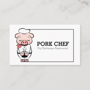 Carte De Visite Chef de porc