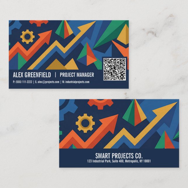 Carte De Visite Chef de Projet (Devant / Derrière)
