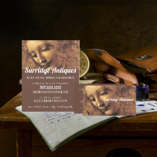 Carte De Visite Chef d'une femme, Antique Dealer