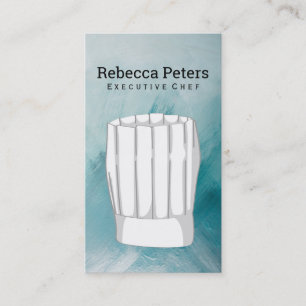 Carte De Visite Chef exécutif   Chef Casquette