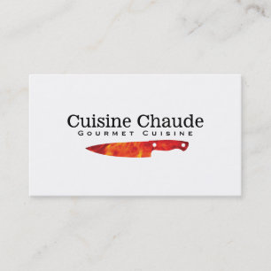 Carte De Visite Chef exécutif Feu II
