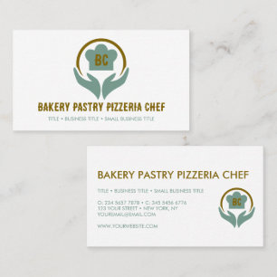 Carte De Visite Chef Pâtissier Boulangerie Pizzeria Cuisinier