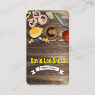 Carte De Visite Chef personnel/catering Service/Cook service