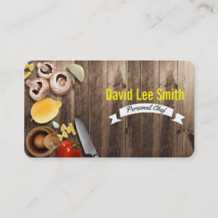 Carte De Visite Chef personnel/catering Service/Cook service