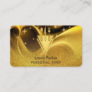 Carte De Visite Chef Restaurant Cuisine Outils Personnel