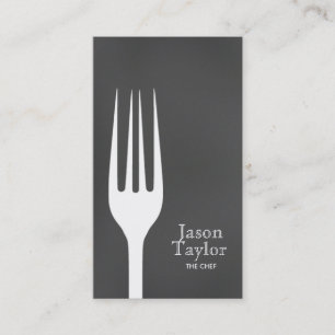 Carte De Visite Chef Restauration Restauration Alimentation Fork L