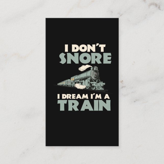 Carte De Visite Chemin de fer du constructeur du train de locomoti (Devant)