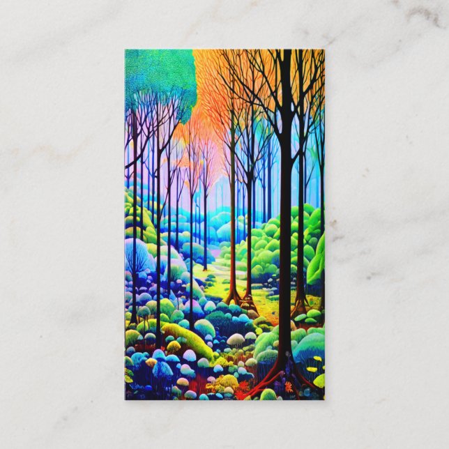 Carte De Visite Chemin forestier (Devant)