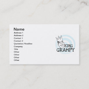 Carte De Visite Chemises et cadeaux King Grampy