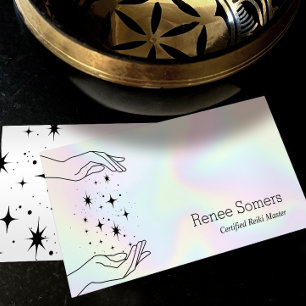 Carte De Visite Chercheur d'énergie Reiki Master Chakra