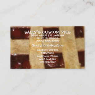 Carte De Visite Cherry Pie Company
