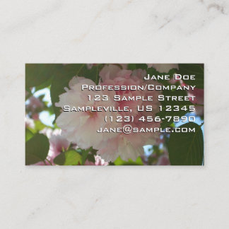 Carte De Visite Cherry Tree I Spring Floral