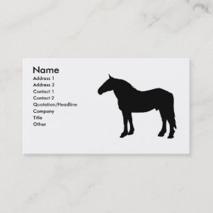 Carte De Visite cheval 2