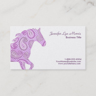 Carte De Visite Cheval de Paisley