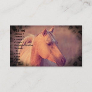 Carte De Visite Cheval de palomino