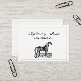 Carte De Visite Cheval debout vintage