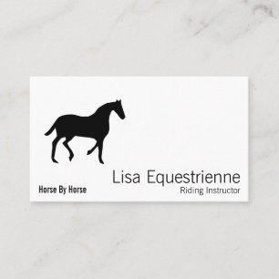 Carte De Visite Cheval équestre