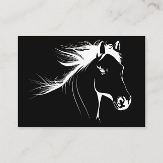 Carte De Visite Cheval Lover Belle Croquis Cheval