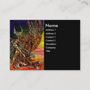 CARTE DE VISITE CHEVALIER NOIR SOMBRE