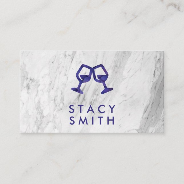 Carte De Visite Chevaux aux amateurs de vin | Raisins de vin | Mar (Devant)