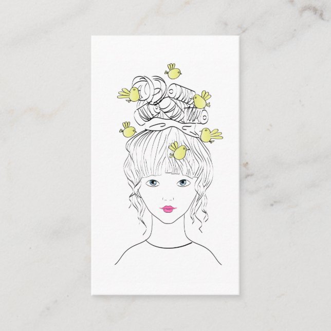 Carte De Visite Cheveux (Devant)