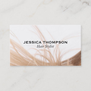 Carte De Visite Cheveux   Blonde