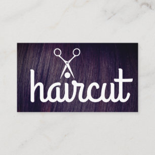 Carte De Visite Cheveux   Salon Shears