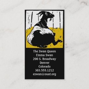 Carte De Visite Chèvre de la région victorienne