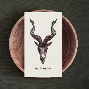 Carte De Visite Chèvre de Markhor