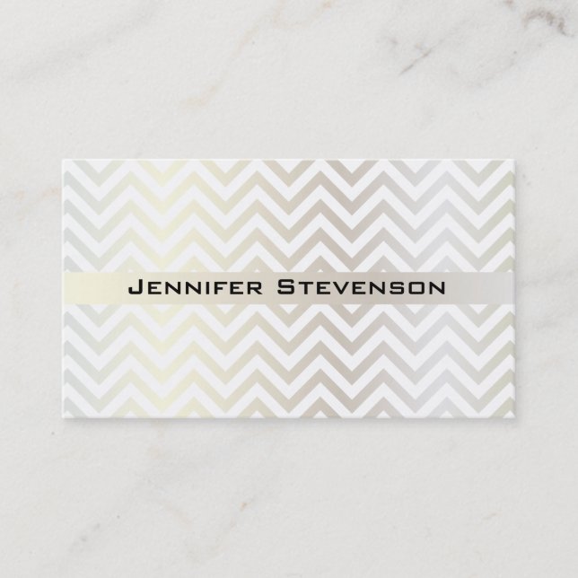 Carte De Visite Chevron (Briller) (Devant)