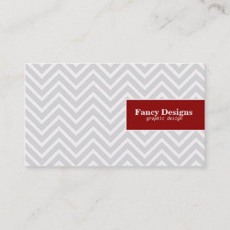 Carte De Visite Chevron chic