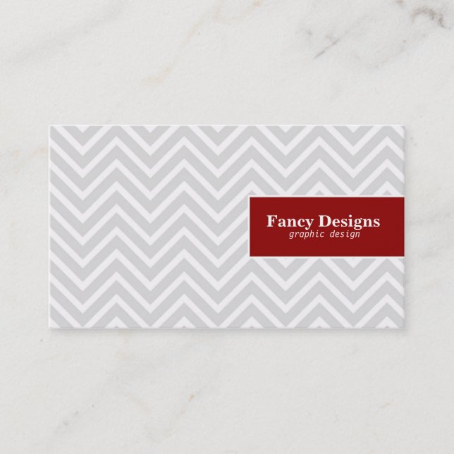 Carte De Visite Chevron chic (Devant)