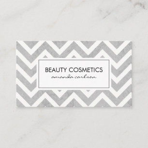 Carte De Visite Chevron contemporain