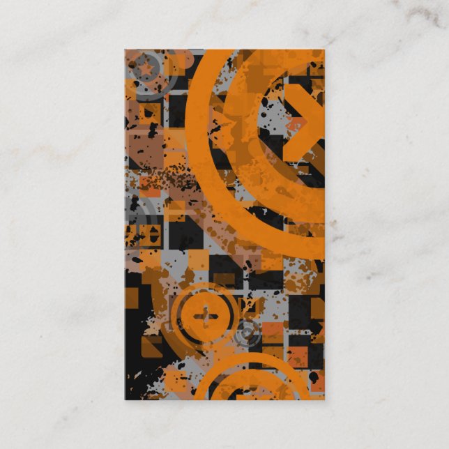 Carte De Visite chex orange vertical (Devant)