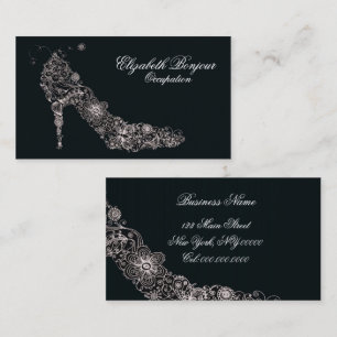 Carte de visite chic de ~ de chaussure