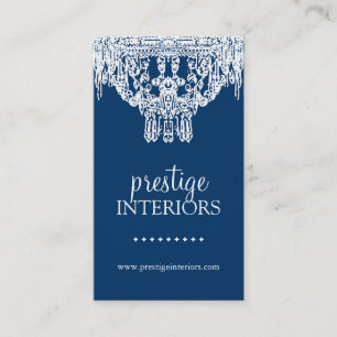 CARTE DE VISITE CHIC DE LUSTRE