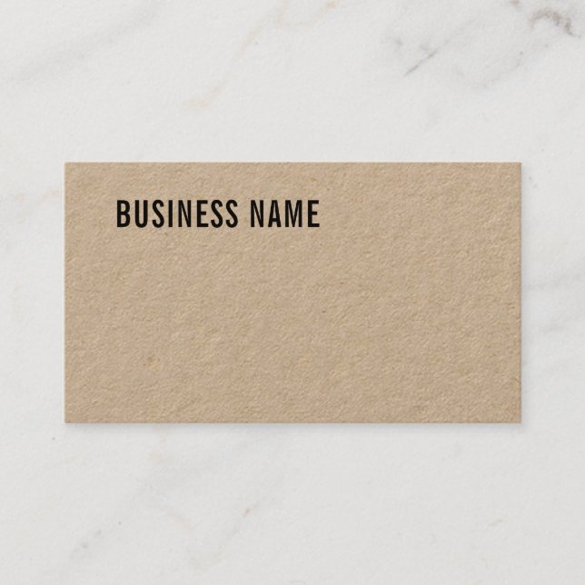Carte De Visite Chic de luxe professionnel de la meilleure qualité (Devant)