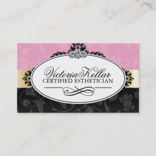 Carte de visite chic de salon