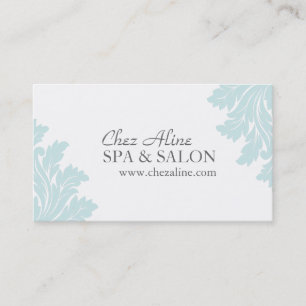 Carte de visite chic de spa et de salon