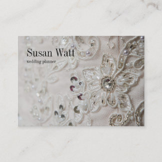Carte de visite chic de wedding planner